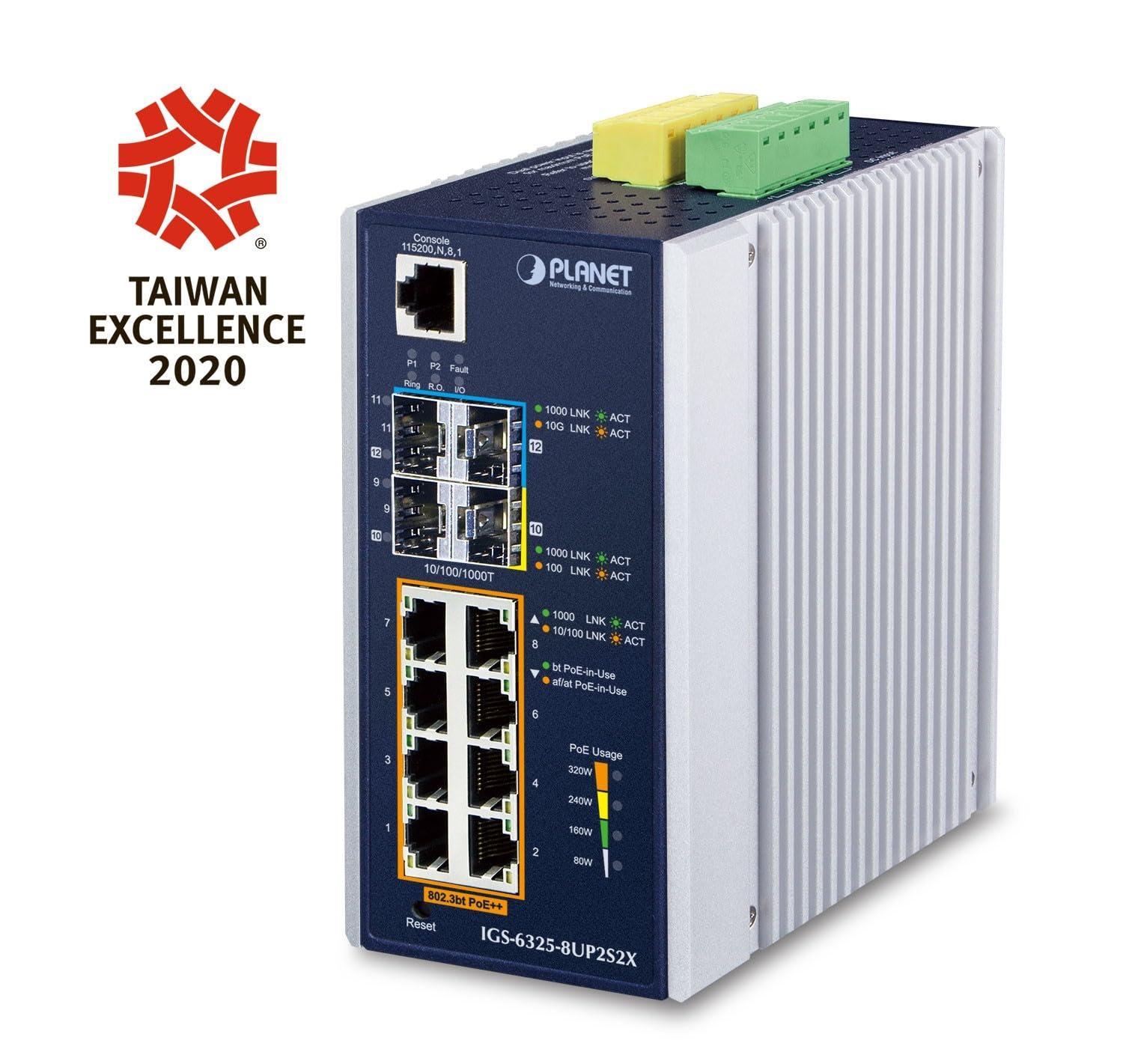 planet-ip30-din-rail-industrial-l3-8p-10-100-1000t-802-3bt-poe-igs-6325-8up2s2x-10-100-1000t-802-3bt-poe-2-port-100-1000x-sfp-2-port-10g-sfp-full-managed-switch