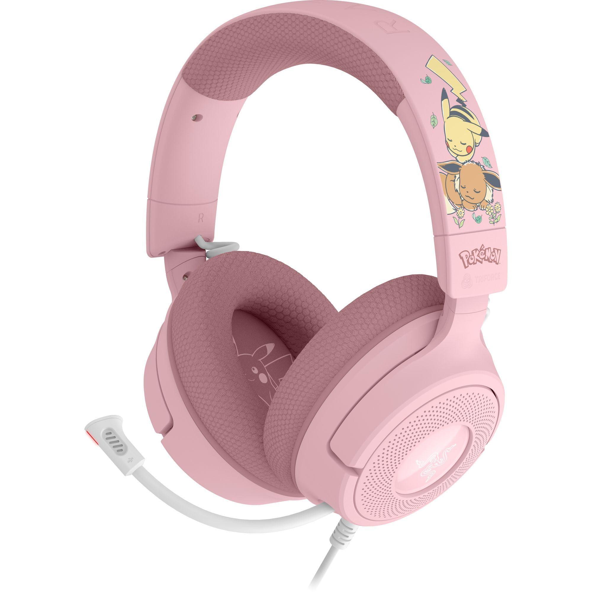 razer-kraken-v4-x-pokemon-pikachu-eevee-cuffie-da-gioco-con-cavo-usb-driver-triforce-da-40-mm-microfono-cardioide-retrattile-audio-surround-chroma-rgb