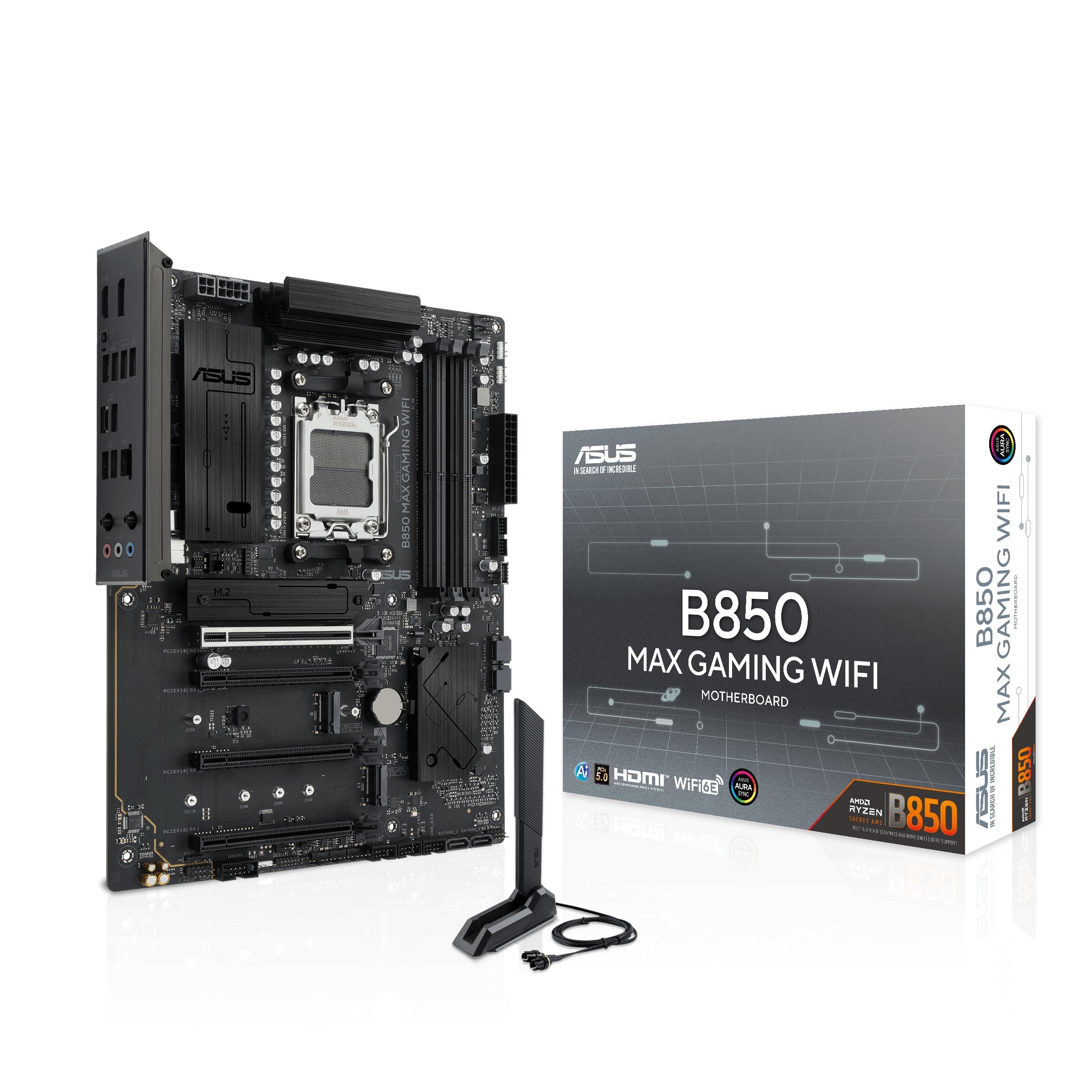 asus-b850-max-gaming-wifi-scheda-madre-amd-atx-slot-ddr5-nera