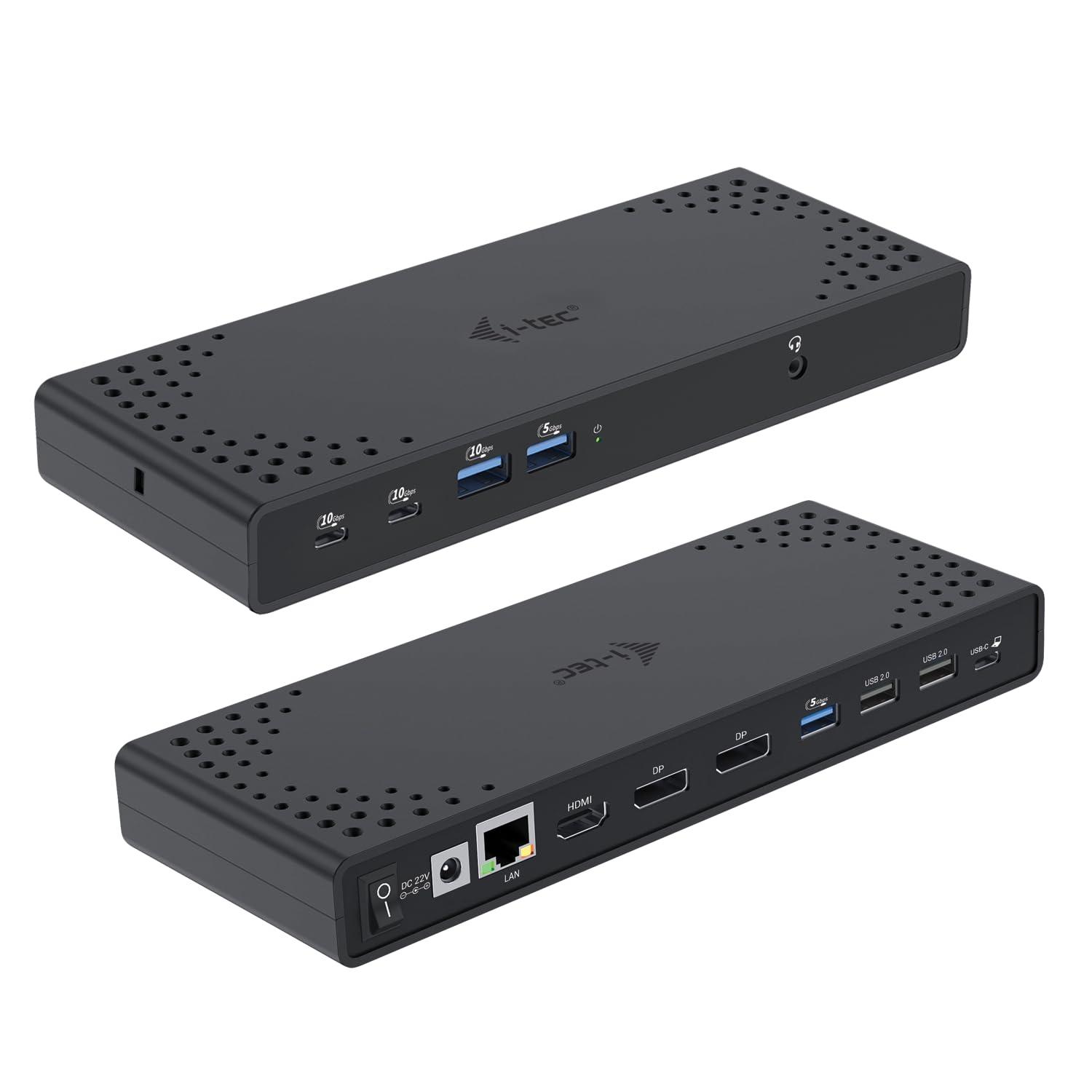 i-tec-dockingstation-usb-c-usb4-thunderbolt-3-thunderbolt-4-hdmi-2-x-dp-1gbe-100-watt-europa-c31triple4kdockpd