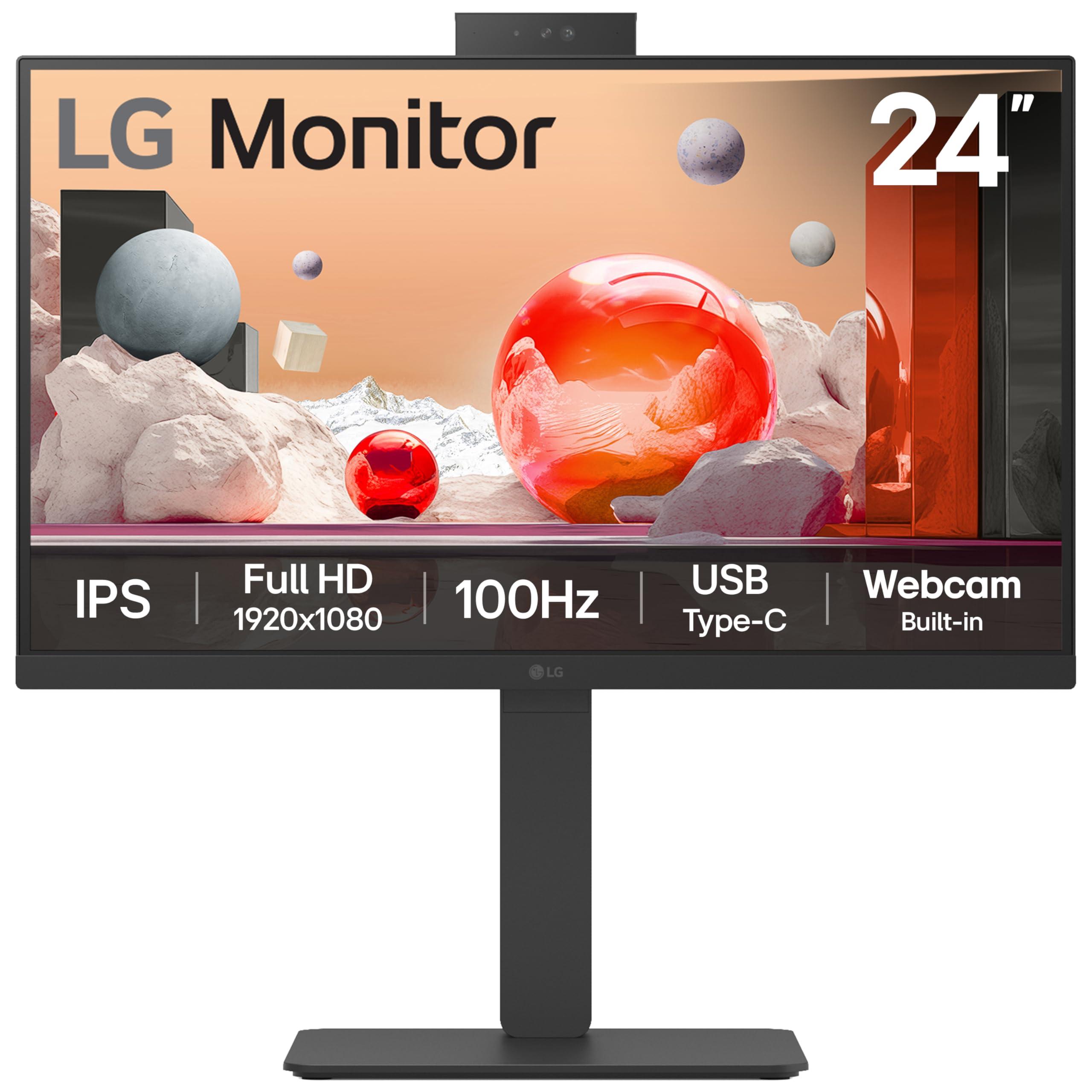 lg-monitor-24ba850-fhd-1080p-ips-24-100hz-display-da-ufficio-5ms-alimentazione-incorporata-webcam-e-microfono-kvm-altoparlanti-lan-rj45-usb-c-hub-usb-d-sub-hdmi-displayport-nero-opaco