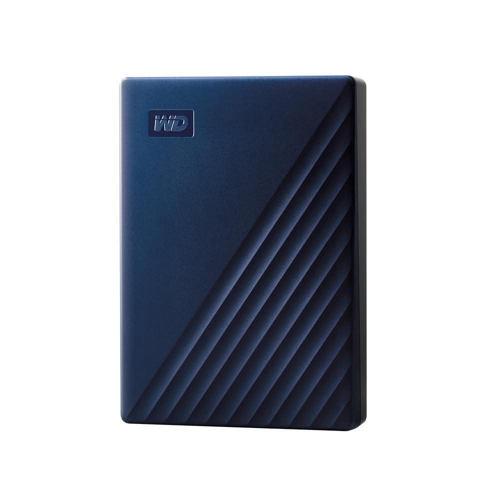 wd-4tb-my-passport-for-mac-hard-disk-esterno-portatile-usb-3-2-gen-1-usb-3-0-protezion-con-password-software-per-la-gestion-e-il-backup-formatto-per-macos-blu-notte
