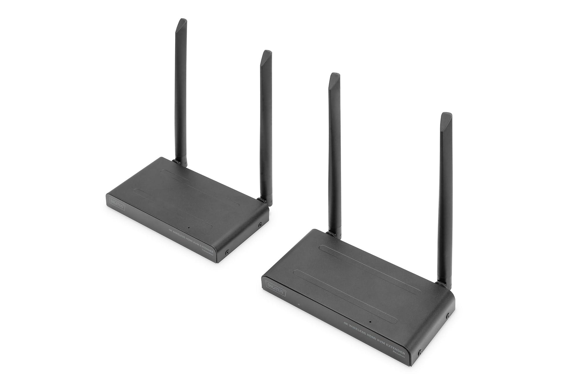 digitus-ds-55328-splitter-estensore-kvm-hdmi-wireless-1x4-uhd-4k-30-hz-portata-150-m-set-di-trasmettitore-e-ricevitore-loop-out-infrarossi-ir-hdmi-2-0-e-hdcp-2-2