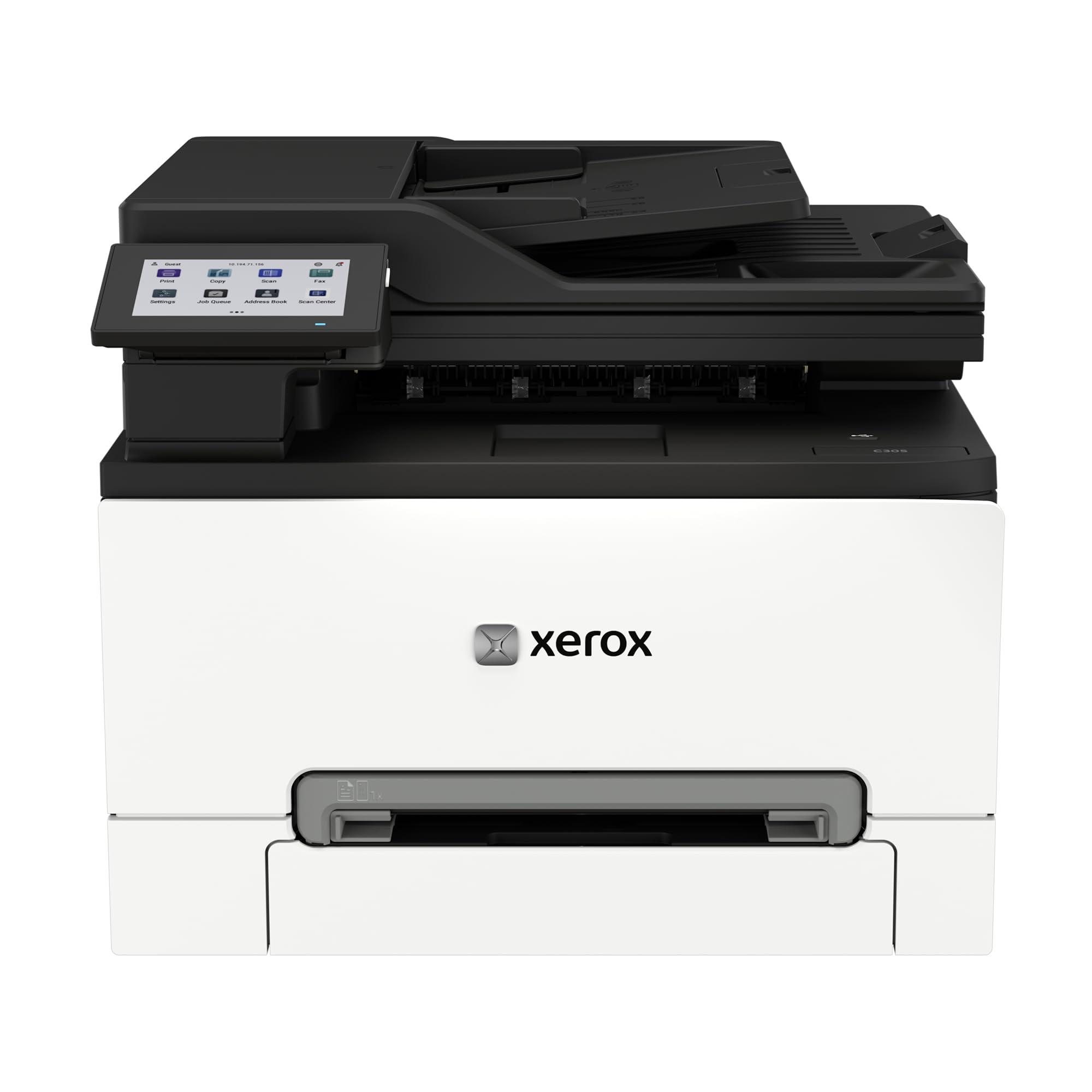 xerox-stampante-all-in-one-laser-a-colori-wireless-c305ae-30-ppm-touch-screen-4-3-poll-stampante-scanner-copiatrice-fax-stampante-premium-3-anni-di-garanzia