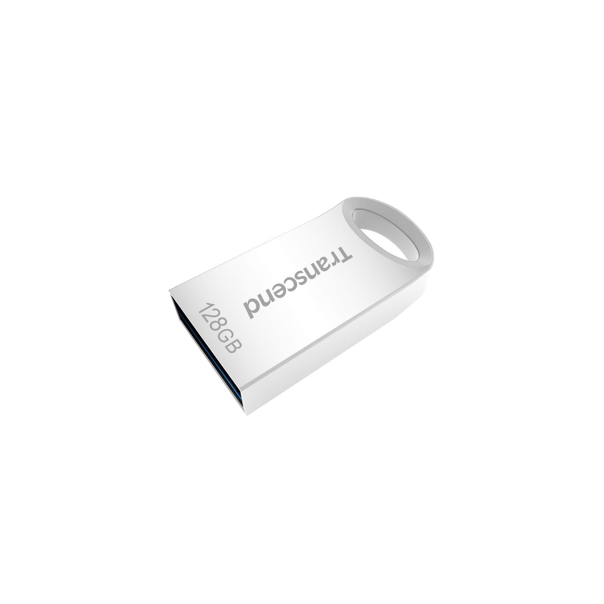 transcend-jetflash-da-128-gb-chiavetta-usb-compatta-3-1-gen-1-per-portachiavi-colore-argento-ts128gjf710s