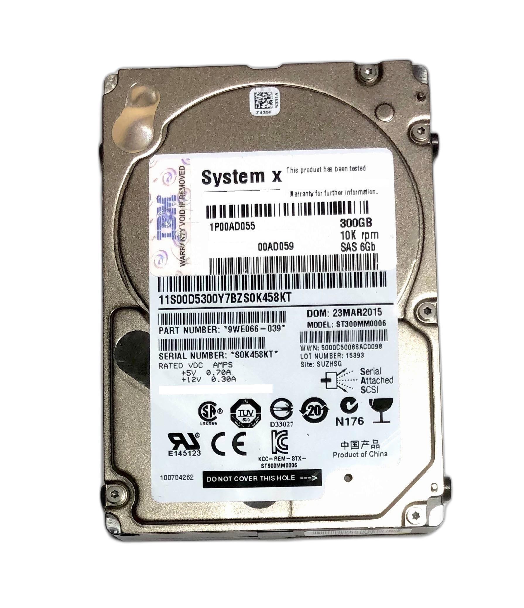ibm-300gb-10k-6gbps-sas-2-5-hdd-300gb-2-5-10k-sas-6gbps-00ad055