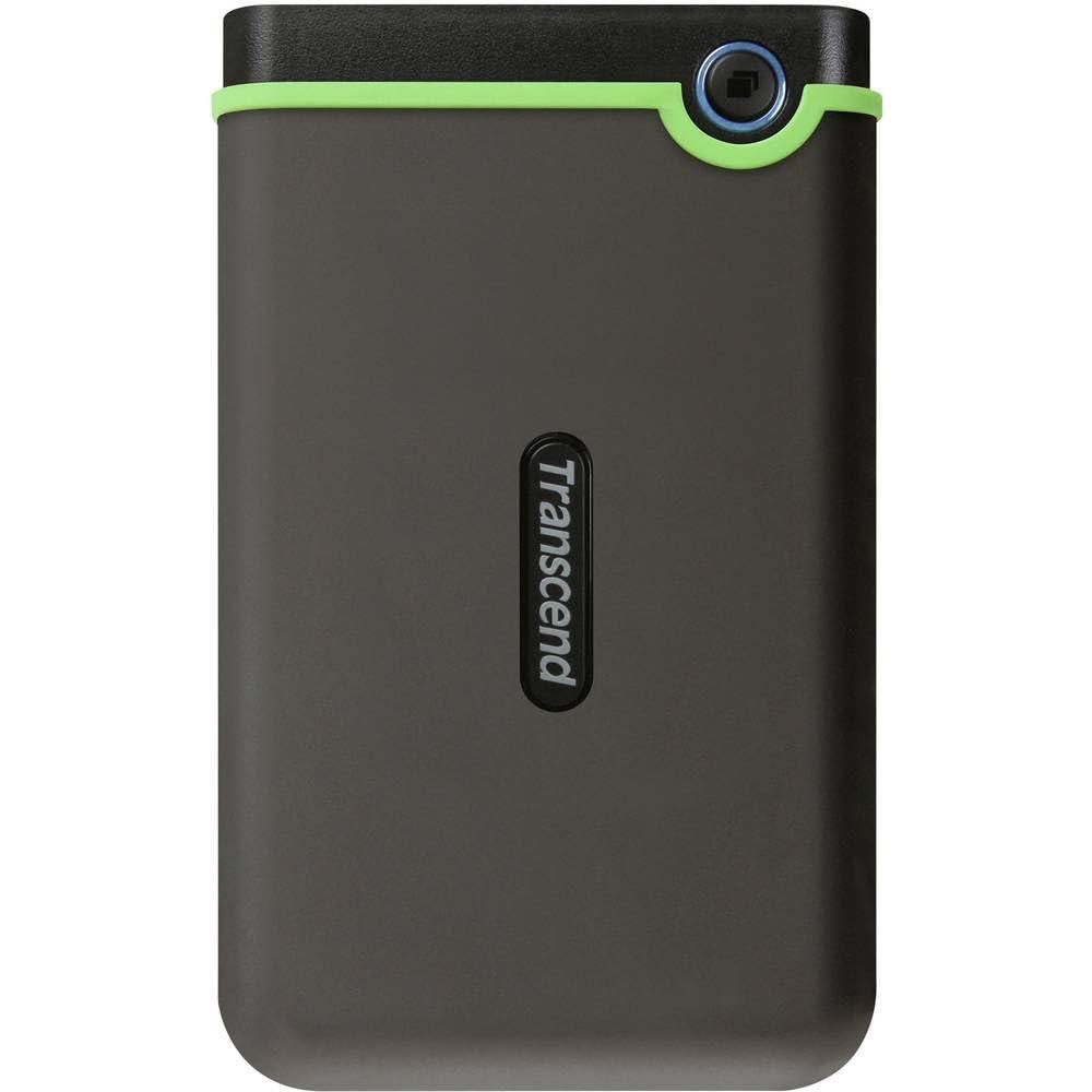transcend-storejet-25m3s-da-4-tb-usb-3-1-disco-rigido-portatile-robusto-resistente-agli-urti-compatto-e-leggero-con-velocita-elevate-e-pulsante-di-backup-one-touch-grigio-ferro-ts4tsj25m3s